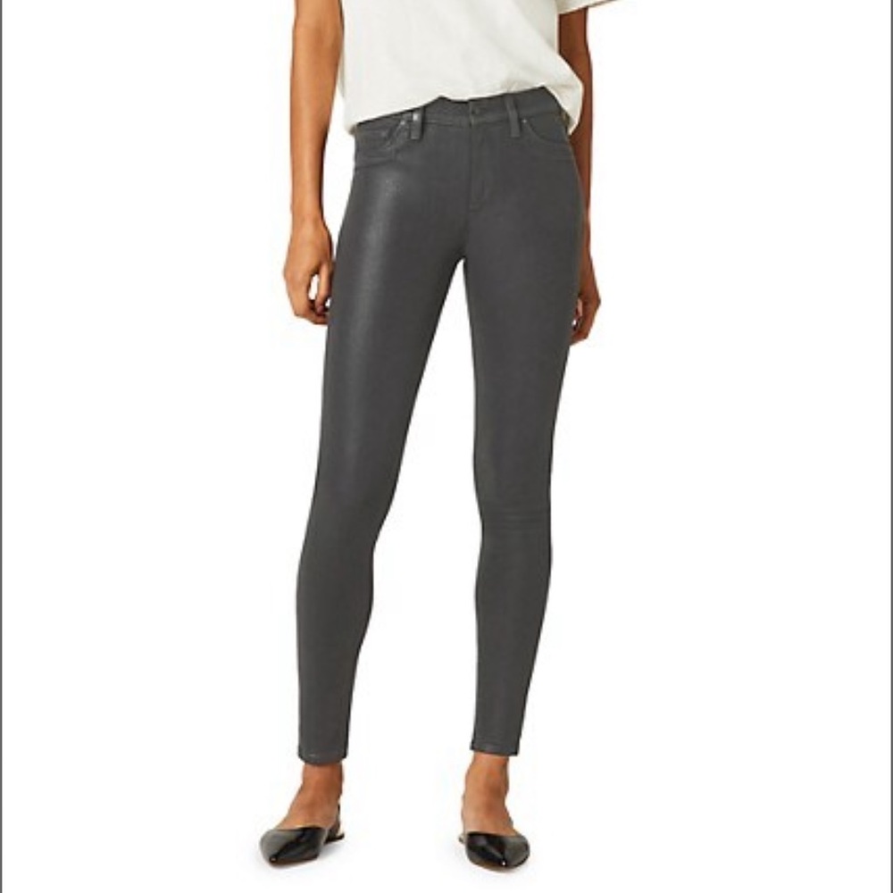 Hudson Waxed Nico Midrise Skinny Ancle Jean 8